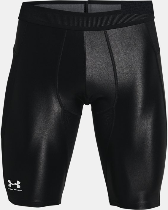 Men's UA Iso-Chill Compression Long Shorts in Black image number 5